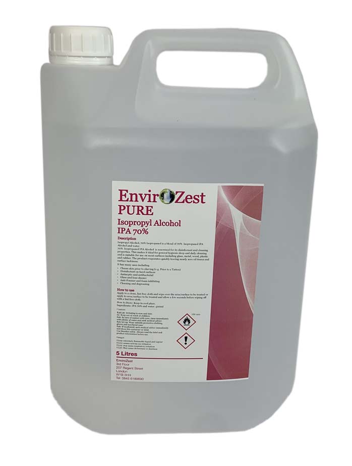  Isopropyl  Alcohol 70% 5LTRS